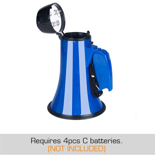 25 Watt Compact Speaker PA Bullhorn - with Built-in,Blue 2