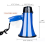 25 Watt Compact Speaker PA Bullhorn - with Built-in,Blue 4