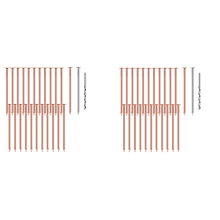 25 Pcs Copper Nails to Killing Trees,3.5 Inch Pure Copper Nails
