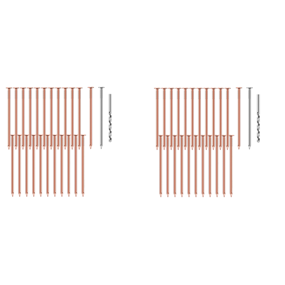 25 Pcs Copper Nails To Killing Trees,3.5 Inch Pure Copper Nails 4713272610094