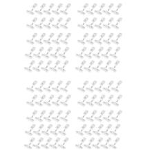 25 Pack Plastic Merchandise Sign Clip Price Display Holders,Clear