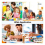 25 Pcs Magnetic Painting Canvas Panel Magnetic Mini Canvas Boards 5
