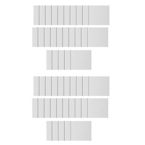 25 Pcs Magnetic Painting Canvas Panel Magnetic Mini Canvas Boards