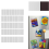 25 Pcs Magnetic Painting Canvas Panel Magnetic Mini Canvas Boards 4
