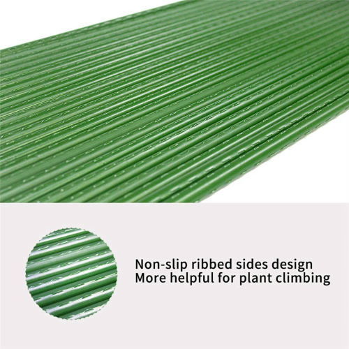 25 Pack Garden Stakes Metal Plastic Coated for ,Trees 40cm