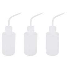 250mL Tattoo Wash Clear White Plastic Green Soap Squeeze Bottle