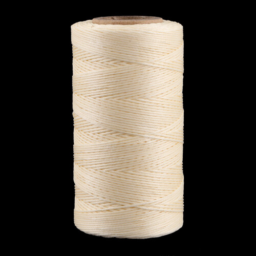 260M 150D 1MM Leather Wax Thread Hand needle Cord Cream-Coloured 2