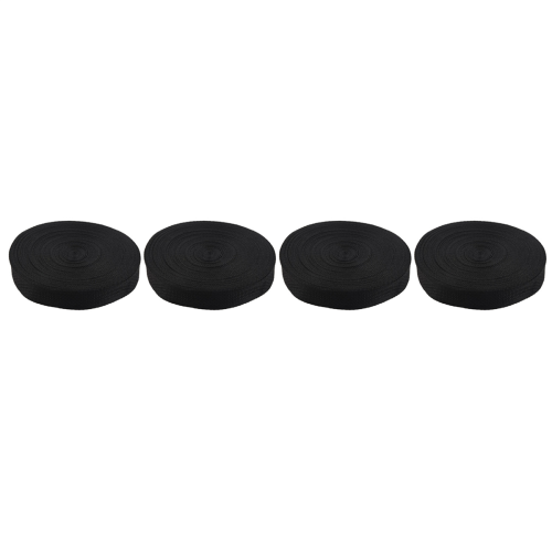 25mmx20m Roll Nylon Tape Strap For Webbing Bag Strapping Belt- Black