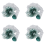 25m Clear White Green Monofilament Fishing Fish Net w Float 1