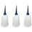 250ml Clear White Blue Plastic Liquid Glue Applicator Bottle 1