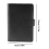 25Pcs A6 PU Leather Budget Binder Set, Binder Cover Planner Black 6