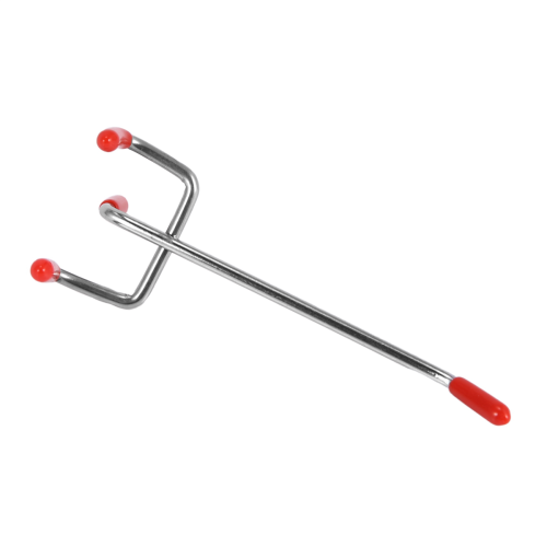 25Pcs 100Mm Pegboard Hooks Slat Wall Retail Display 2