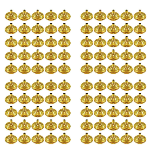 25Pcs Gold Mini Flag Stand Bar Conferences Desktop Display Decoration