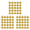25Pcs Gold Mini Flag Stand Bar Conferences Desktop Display Decoration 1