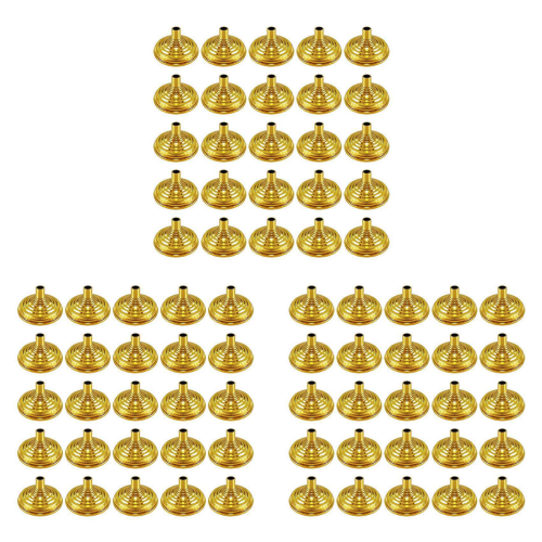 25Pcs Gold Mini Flag Stand Bar Conferences Desktop Display Decoration