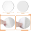 25Pcs Mini Adhesive Small Round Mirror for Crafts(4 Inch in Diameter) 4