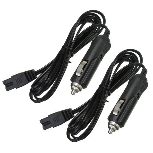 2m 12V Car Cooler Box Fridge Lighter 2 Pin Charger Cable