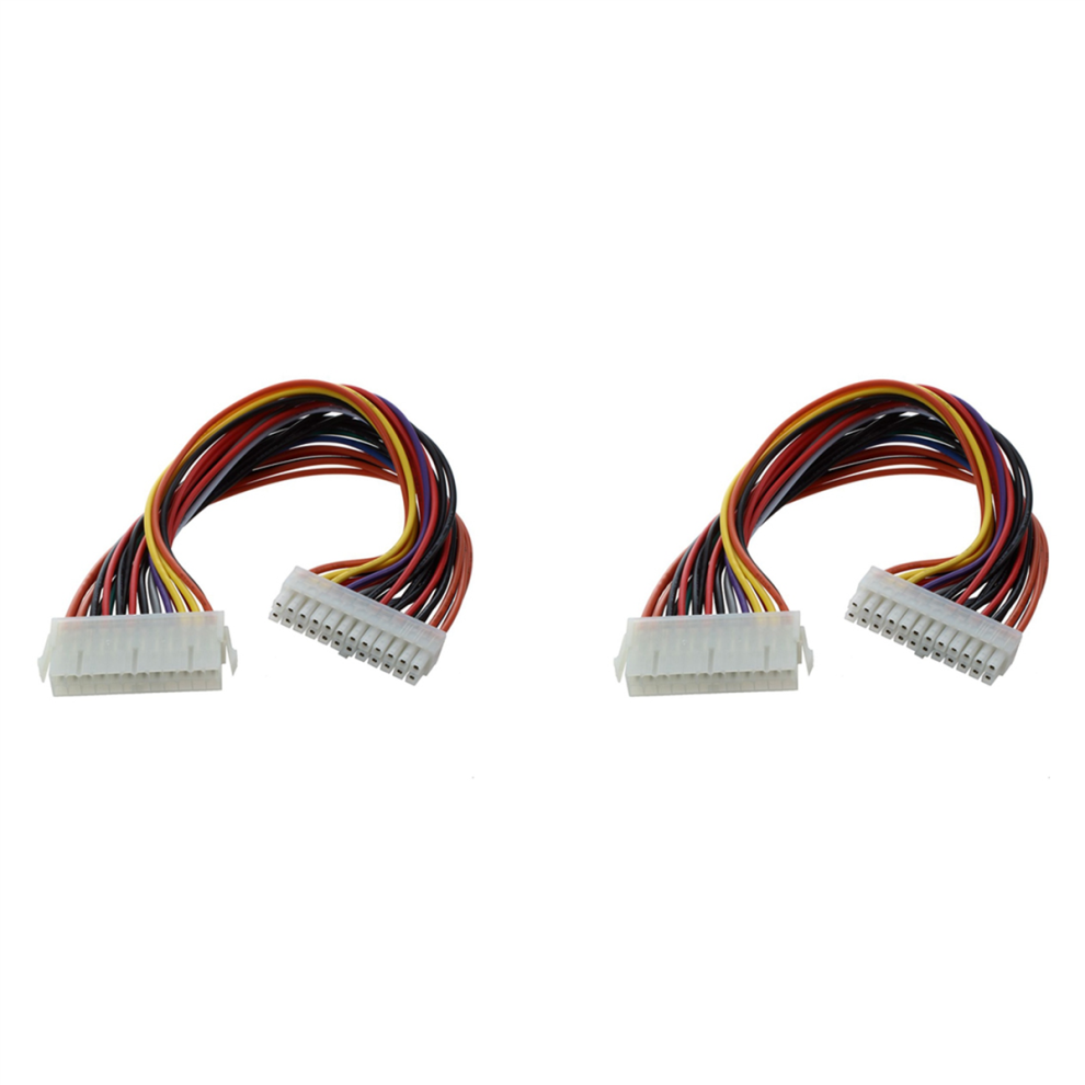 29.5Cm Computer Psu Atx 24 Pin Male To Female Extension Power Cable 4713272635752