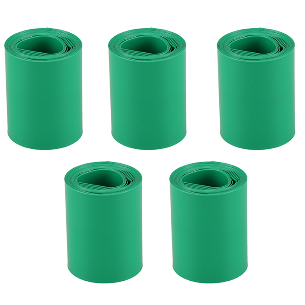 2M 50Mm Dark Green Pvc Heat Shrink Tubing Wrap For 2 X 18650 Battery 4713272637725