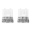 280Pcs Stainless Steel Slotted Spring ,Split Spring with Box 1