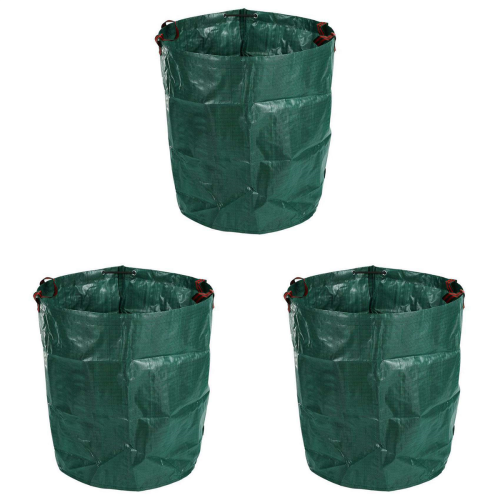 270L Garden Waste Bag Large Strong Waterproof Reusable Foldable
