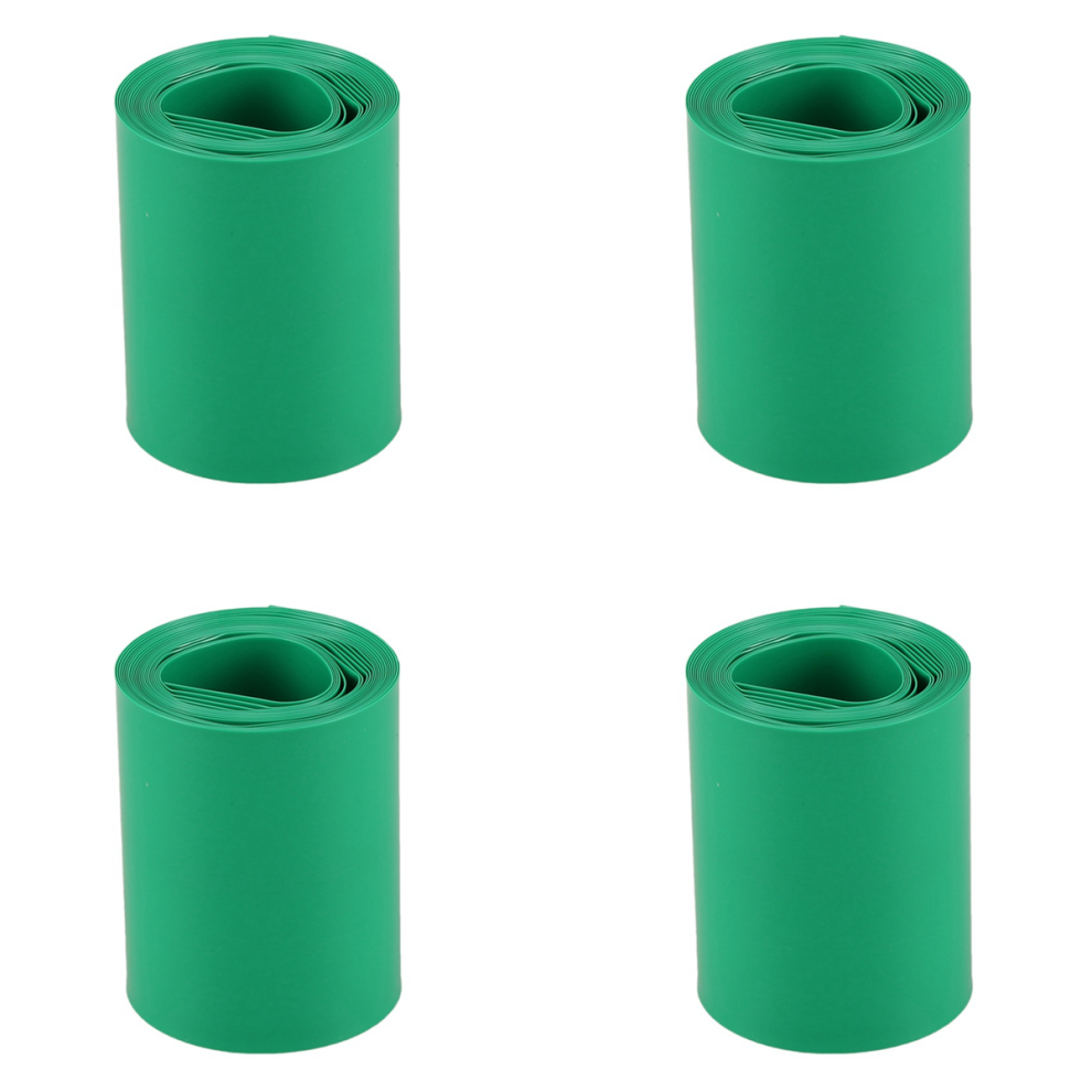 2M 50Mm Dark Green Pvc Heat Shrink Tubing Wrap For 2 X 18650 Battery 4713272637701