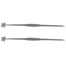 2Pc Stainless Steel Violin Sound Post Setter Repair Tool