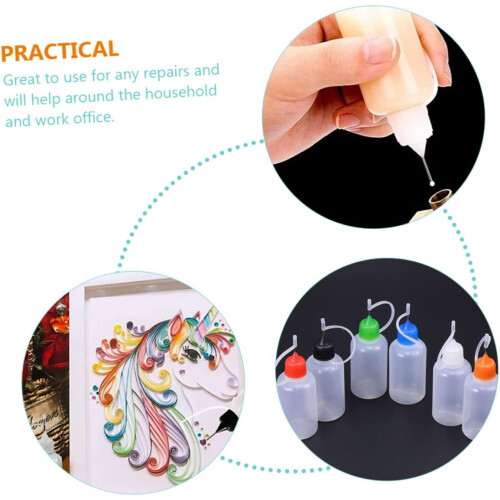 extrusion glue bottle DIY quilling craft with tip steel needle 1