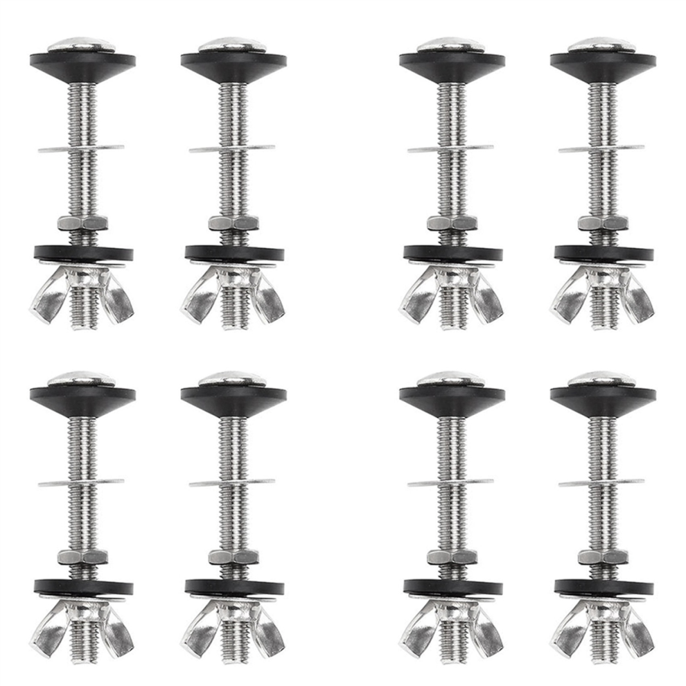 2Pack Toilet Tank To Bowl Bolt Kits Cistern Bolts Kit,Stainless Steel 4713272639880