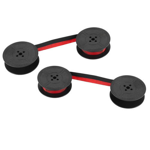 2Pack Typewriter Ribbon Twin Spool Red & Black for Most Typewriter
