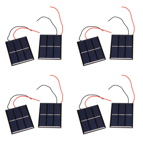 2pcs 1.5V 400mA 80x60mm Micro-Mini Power Solar Cells For Solar Panels