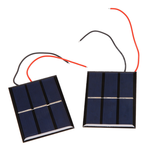 2pcs 1.5V 400mA 80x60mm Micro-Mini Power Solar Cells For Solar Panels 1