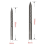 2Pack Tire Bit Multi Sizes Tire Repair Carbide Burr Drill Bit 4