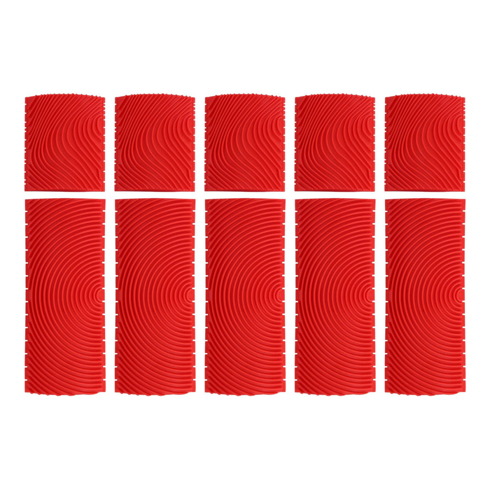 2Pcs 3 Inch 6 Inch Imitation Wood Grain Paint Roller Brush Tool Sets 4713272644334