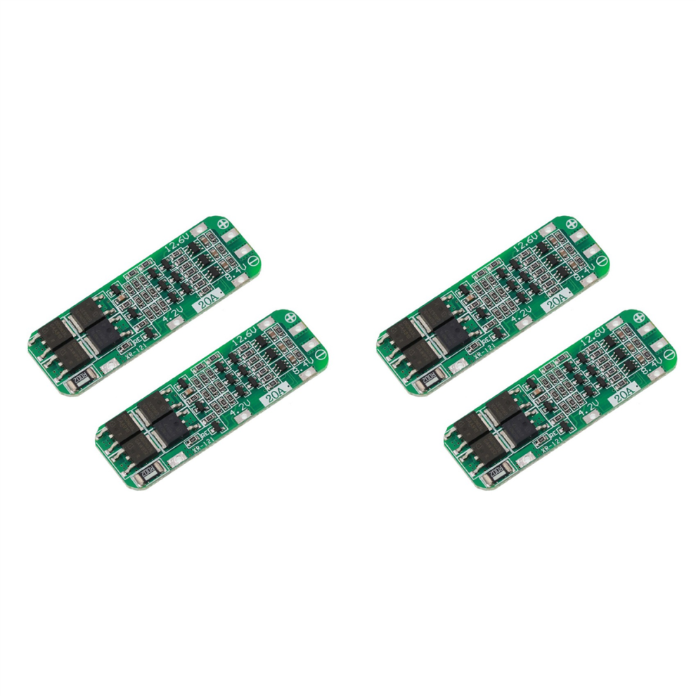 2Pcs 3S 20A Lithium Battery 18650 Charger Pcb Protection Board 4713272644860