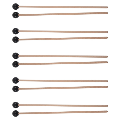2Pcs 38.8cm Glockenspiel Xylophone Bells Mallets Head Sticks Beaters