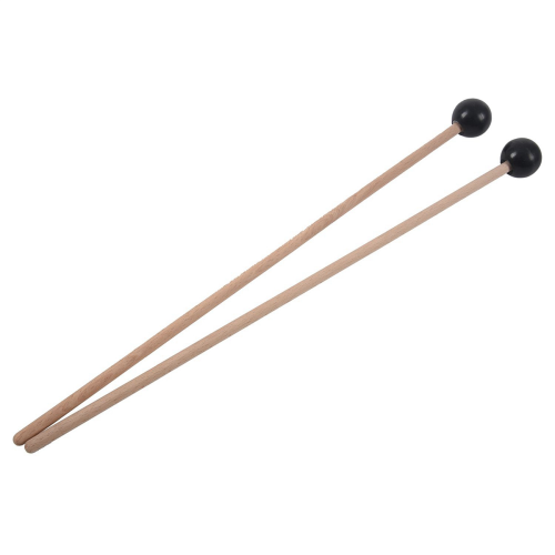 2Pcs 38.8cm Glockenspiel Xylophone Bells Mallets Head Sticks Beaters 1