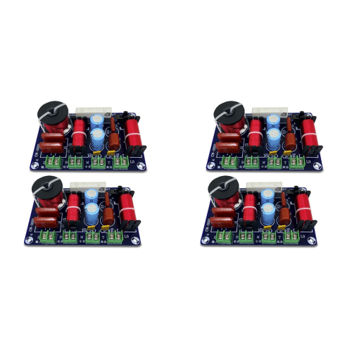 2PCS 3-Way 250W 850/5200Hz Frequency Divider DIY Speaker Filter