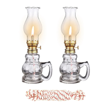 Stück Kammer-Öllampe aus Glas, klare Heimbeleuchtung