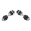 2Pcs Car Stabilizer Link Kit Sway Bar Drop Links Set for 3
