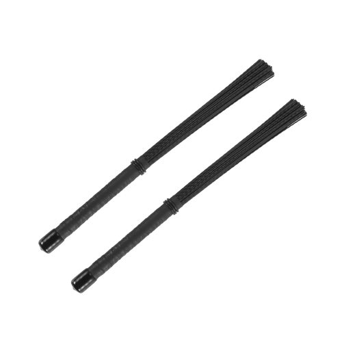2Pcs Cajon Brush Telescoping Drum Brushes Nylon Sticks Percussion 2