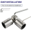 2PCS Curtain Rods Corner Connector(Silver) 3