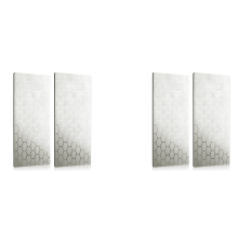 2PCS Diamond Sharpening Stone, Whetstone with Base(600/1200 Grit)