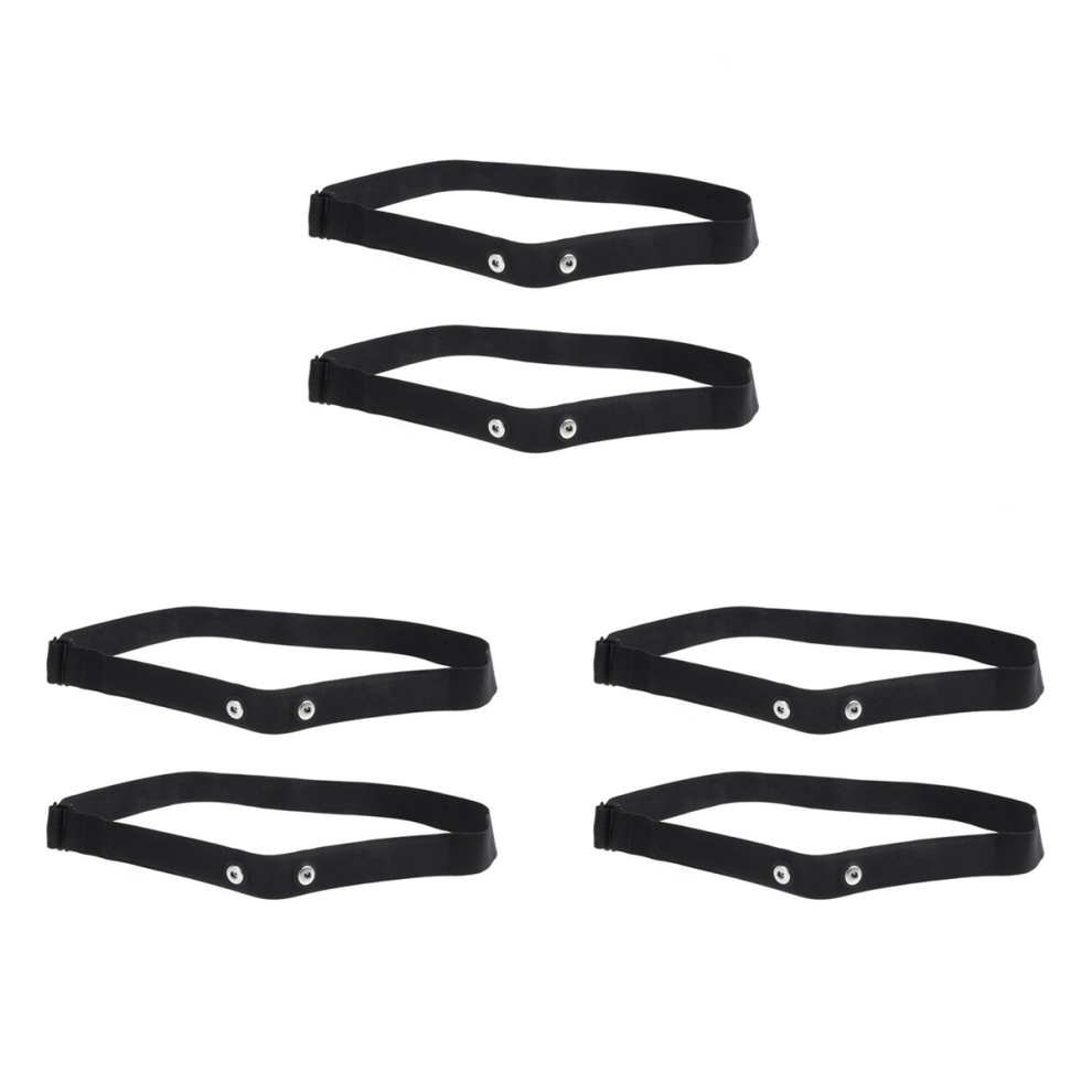 2Pcs Elastic Heart Rate Chest Strap Bands