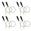 2PCS Flexible Magnetic Pickup Tool, Bendable Magnetic Pickup 2LB 1