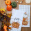 2PCS Fall Kitchen Towels Set of 2, Autumn Dish Towel Drying Dishcloth 6
