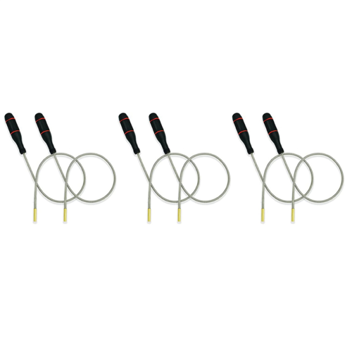 2PCS Flexible Magnetic Pickup Tool, Bendable Magnetic Pickup 2LB