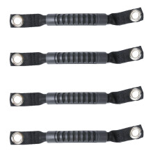 2Pcs Grab Handles Black Rear Seat Grab Padded Roll Bars for
