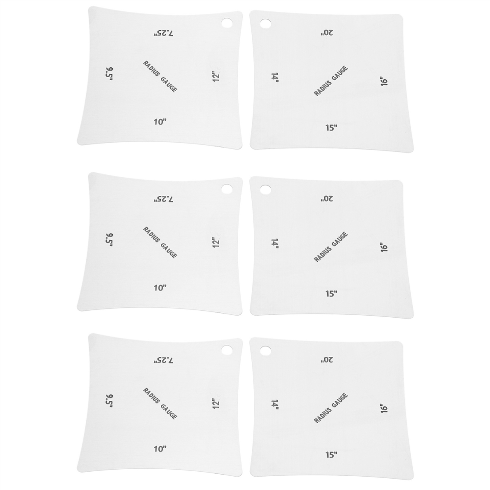 2pcs Guitar Fretboard Nut Radius Measuring Stainless Steel Tool-image-OPC-PJ2XBZS-NEW