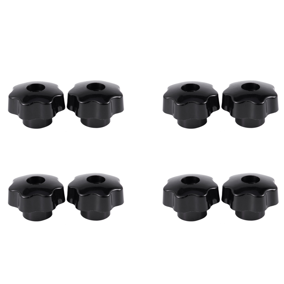 2Pcs M10 Female Thread Nuts 50Mm Plastic Star Head Clamping Knob Grip 4713272621496